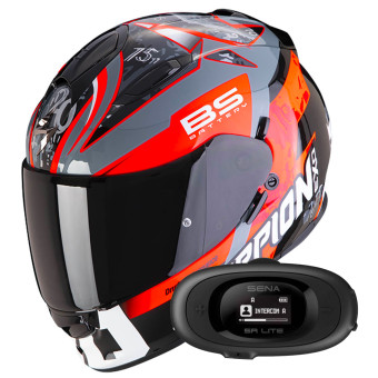 Full Face Scorpion Exo 491 Fabio 20 + Kit bluetooth 5R Lite