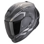 Casque Full Face Scorpion Exo 491 Kripta Matt Black Silver