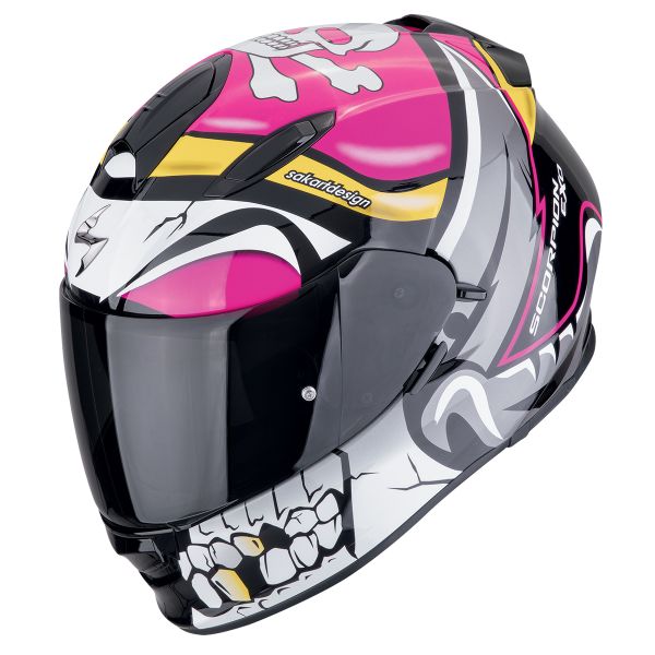 Full Face Scorpion Exo 491 Pirate Pink