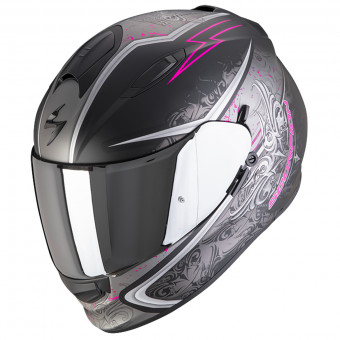 Full Face Scorpion Exo 491 Run Matt Black Pink
