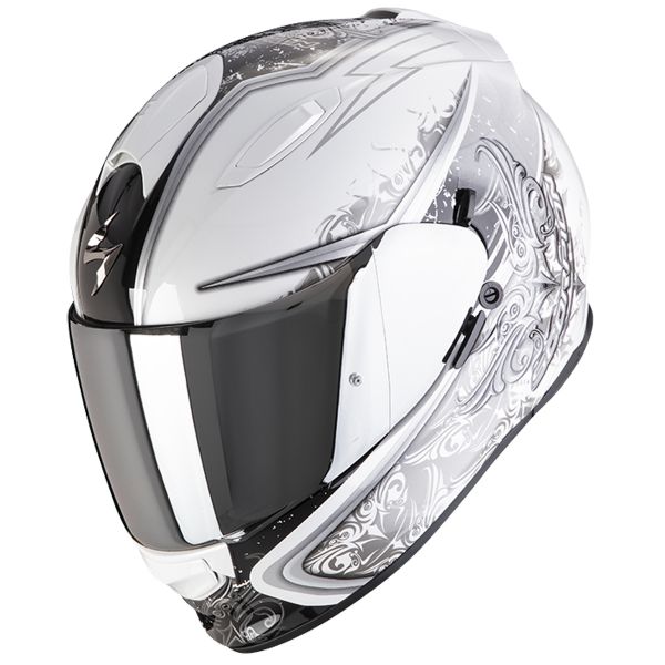 Full Face Scorpion Exo 491 Run White Black