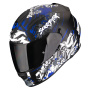 Casque Full Face Scorpion Exo 491 Spector Matt Black Blue