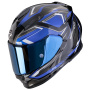 Casque Full Face Scorpion Exo 491 Zumo Black Blue