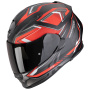 Casque Full Face Scorpion Exo 491 Zumo Matt Black Red