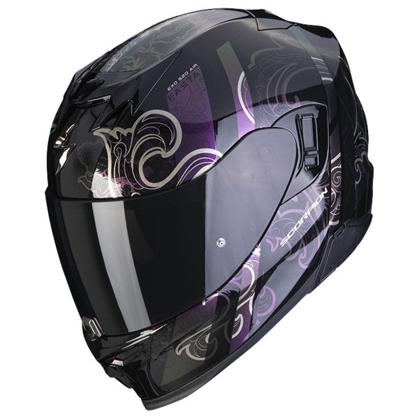 Full Face Scorpion Exo 520 Air Fasta Black Chameleon