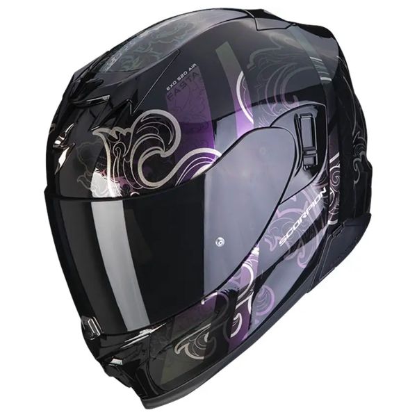 Scorpion Exo 520 Evo Air Fasta Black Chameleon + Kit bluetooth 5R Lite