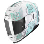 Casque Full Face Scorpion Exo 520 Evo Air Fasta White Light Blue