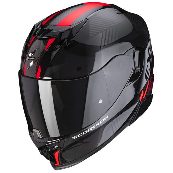 Full Face Scorpion Exo 520 Evo Air Laten Black Red