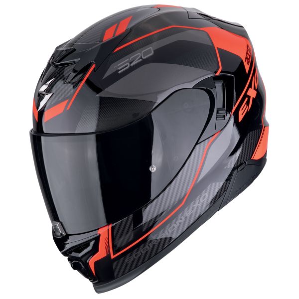 Full Face Scorpion Exo 520 Evo Air Lena Black Red Full Face Scorpion Exo 520 Evo Air Lena Black Red