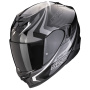 Casque Full Face Scorpion Exo 520 Evo Air Terra Black Silver White