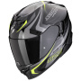Casque Full Face Scorpion Exo 520 Evo Air Terra Black Silver Yellow Fluo