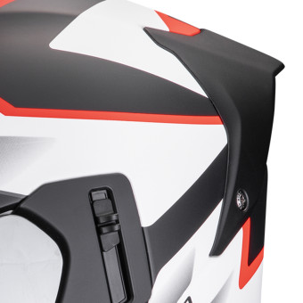 Scorpion Exo 530 Air Clip Matt White Black Red