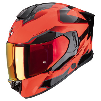 Full Face Scorpion Exo 530 Air Clip Red Black