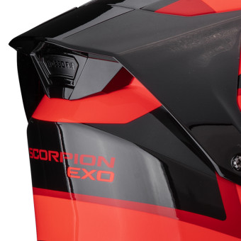 Scorpion Exo 530 Air Clip Red Black