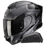 Casque Full Face Scorpion Exo 530 Air Clip Silver Black + Kit bluetooth Exo-Com Link-1