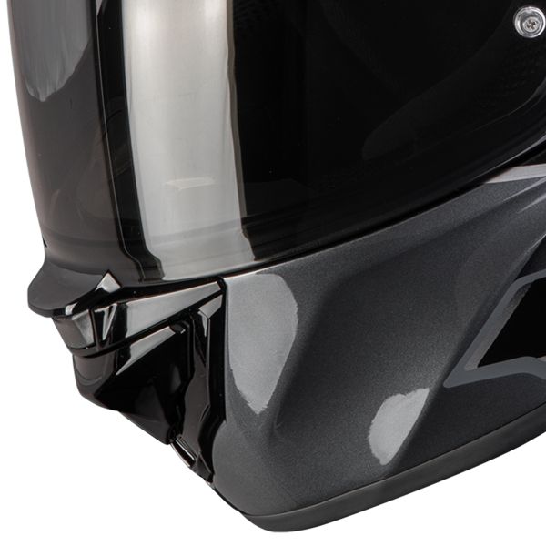 Scorpion Exo 530 Air Clip Silver Black