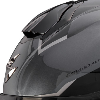 Scorpion Exo 530 Air Clip Silver Black