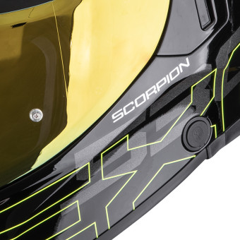 Scorpion Exo 530 Air Fond Black Neon Yellow