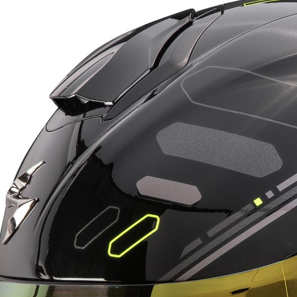 Scorpion Exo 530 Air Fond Black Neon Yellow