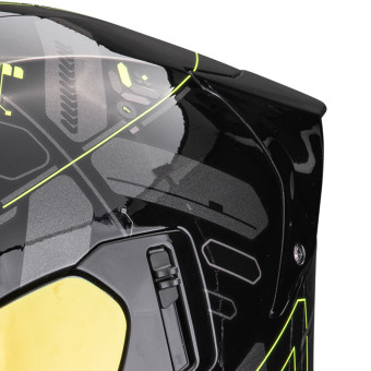 Scorpion Exo 530 Air Fond Black Neon Yellow