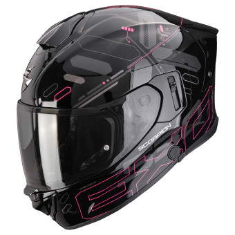 Full Face Scorpion Exo 530 Air Fond Black Pink