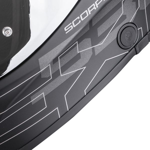 Scorpion Exo 530 Air Fond Matt Black Silver