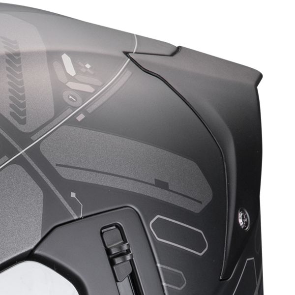 Scorpion Exo 530 Air Fond Matt Black Silver
