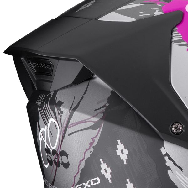 Scorpion Exo 530 Air Hadji Matt Black Pink