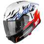 Casque Full Face Scorpion Exo 530 Air Jsk 97 White Red