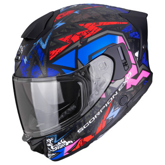 Full Face Scorpion Exo 530 Air Meteor Matt Black Pink