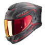 Casque Full Face Scorpion Exo 530 Air Slope Matt Black Red