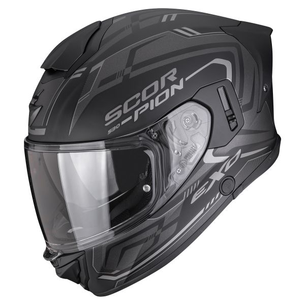 Full Face Scorpion Exo 530 Air Slope Matt Black Silver