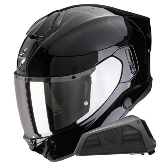 Casque Full Face Scorpion Exo 530 Air Solid Black + Kit bluetooth Exo-Com Link-1 Casque Full Face Scorpion Exo 530 Air Solid Black + Kit bluetooth Exo-Com Link-1