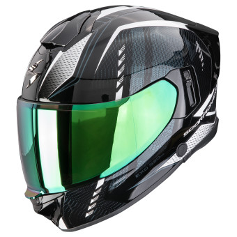 Full Face Scorpion Exo 530 Air Theras Black Chameleon White
