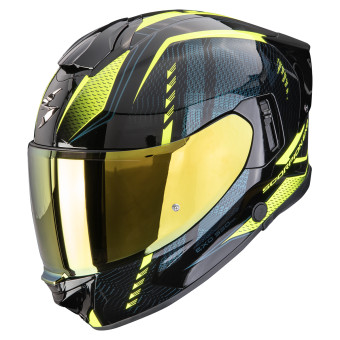 Full Face Scorpion Exo 530 Air Theras Black Neon Yellow
