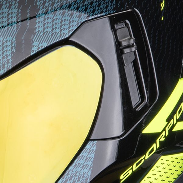 Scorpion Exo 530 Air Theras Black Neon Yellow