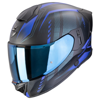 Full Face Scorpion Exo 530 Air Theras Matt Black Blue