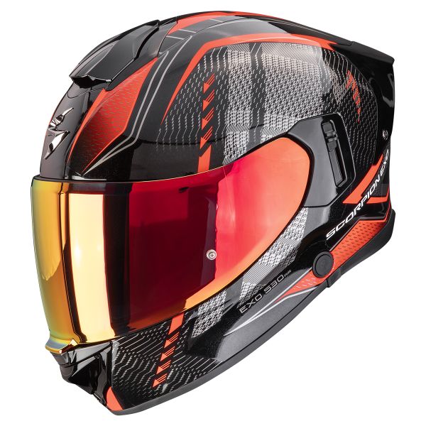 Full Face Scorpion Exo 530 Air Theras Metal Black Red Full Face Scorpion Exo 530 Air Theras Metal Black Red