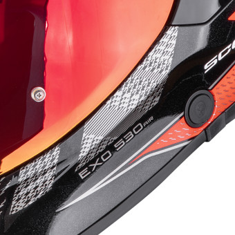 Scorpion Exo 530 Air Theras Metal Black Red