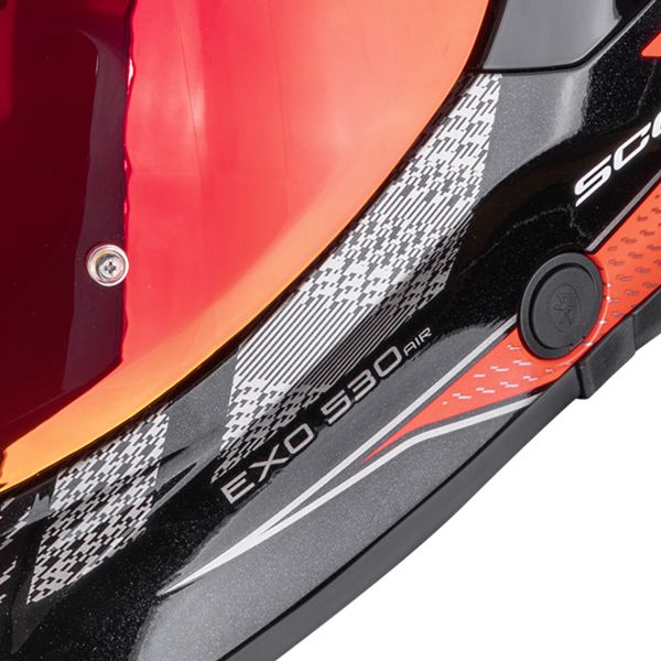 Scorpion Exo 530 Air Theras Metal Black Red