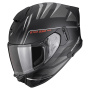 Casque Full Face Scorpion Exo 530 Air Tigris Black Matt Silver