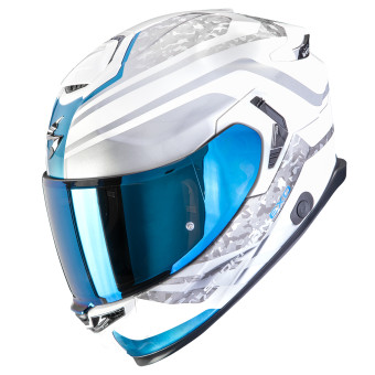 Full Face Scorpion Exo GT SP Air Arten White Blue