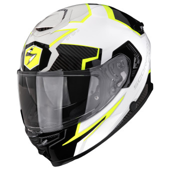 Full Face Scorpion Exo GT SP Air Atlas White Black Neon Yellow