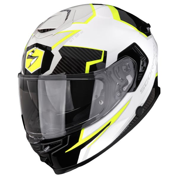 Full Face Scorpion Exo GT SP Air Atlas White Black Neon Yellow