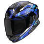 Casque Full Face Scorpion Exo GT SP Air Augusta Black Grey Blue