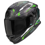 Casque Full Face Scorpion Exo GT SP Air Augusta Black Grey Green