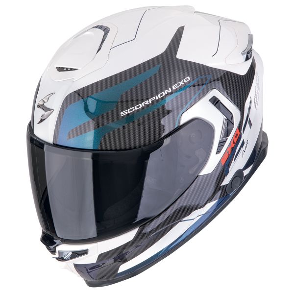 Full Face Scorpion Exo GT SP Air Flex White Chameleon Full Face Scorpion Exo GT SP Air Flex White Chameleon