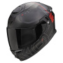 Casque Full Face Scorpion Exo GT SP Air Techlane Black Mat Grey Red