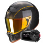 Casque Full Face Scorpion EXO-HX1 Carbon SE Black Gold + Kit bluetooth 5S