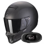 Casque Full Face Scorpion EXO-HX1 Carbon SE Matt Black + Kit bluetooth 5R Lite